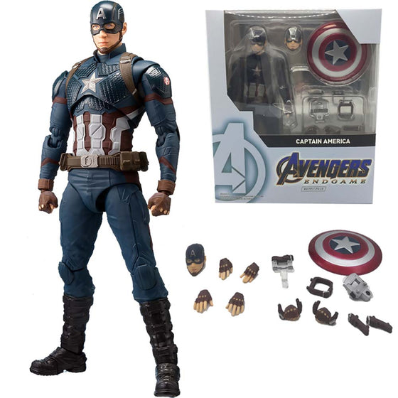 Marvel Captain America Action Figure Model - Toysoff.com