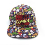 Marvel Comics The Avengers Fashion Baseball Cap Cartoon Street Hip Hop Hat - Toysoff.com