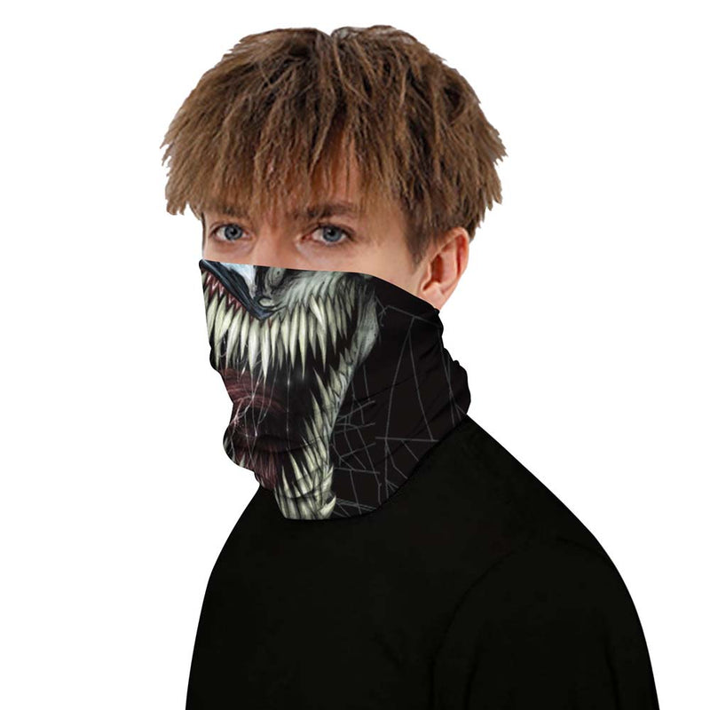 Marvel Comics Venom Outdoors Neck Gaiter Face Cover Multifunctional Mask