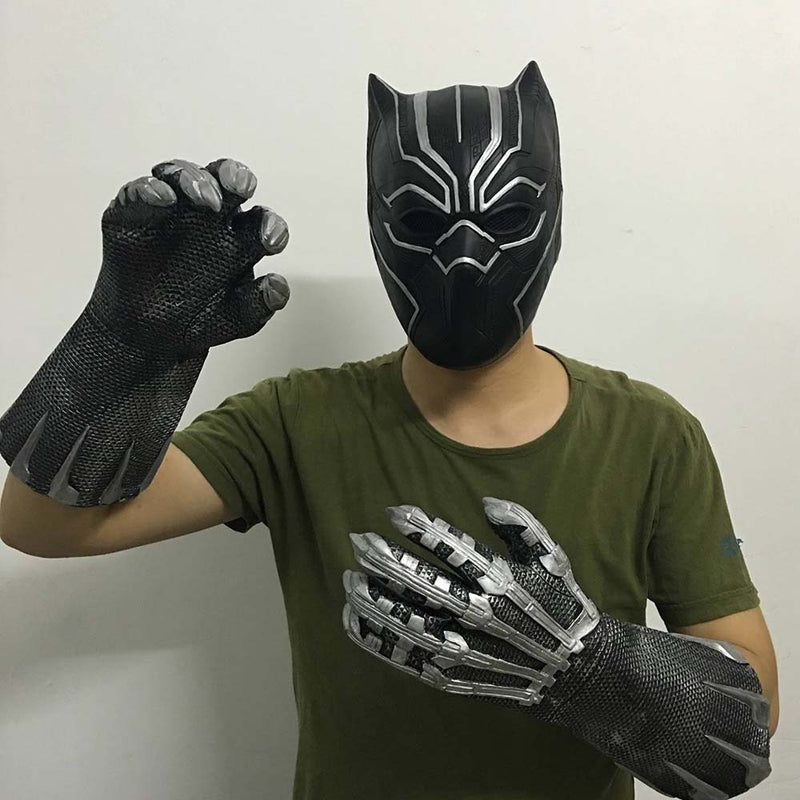 Marvel Hero Black Panther Cosplay Weapon Paw Gloves Party Prop