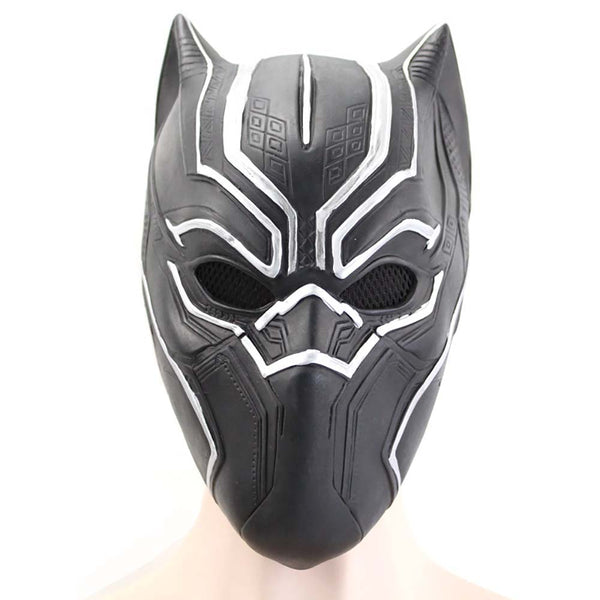 Marvel Hero Black Panther Mask Helmet Halloween Party Headgear Prop