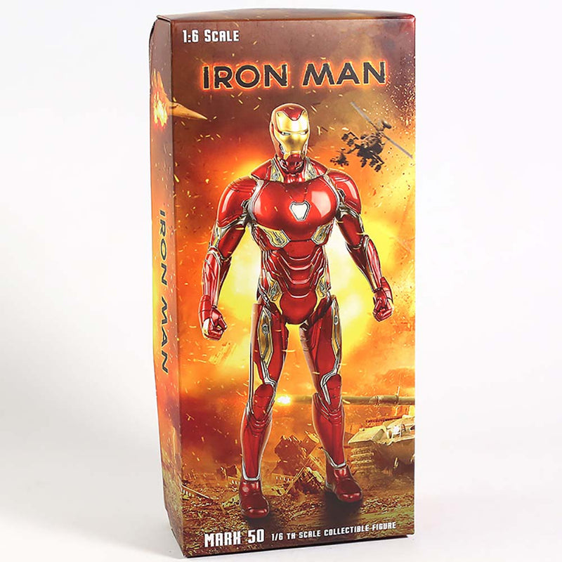 Marvel Iron Man MK50 Action Figure Collectible Model Head Changeable