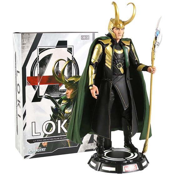 Marvel Loki Action Figure Collectible Model Toy 34cm