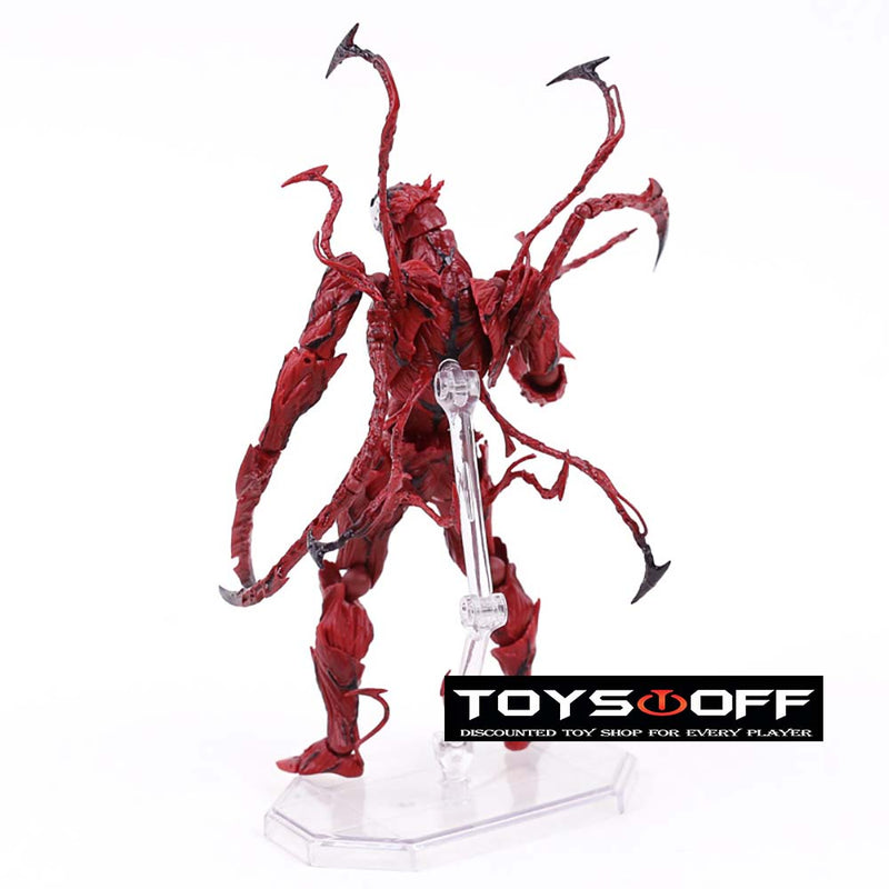 Marvel Revoltech Series Carnage Red Venom Action Figure Model Toy 16cm