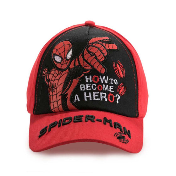 Marvel Spider Man Sun Hat Children'S Cartoon Stitching Color Baseball Cap - Toysoff.com
