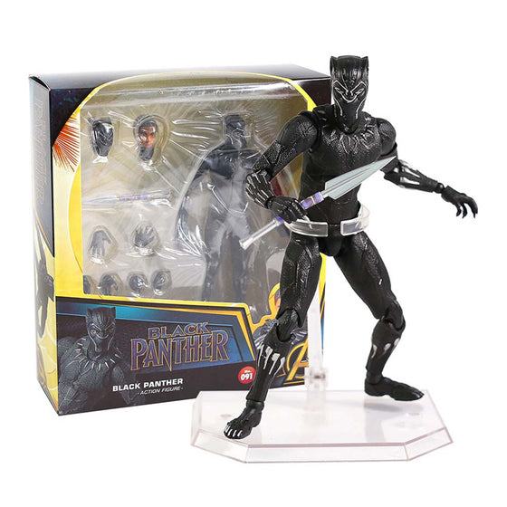 Marvel Superhero Avengers Endgame Black Panther Action Figure Model Toy