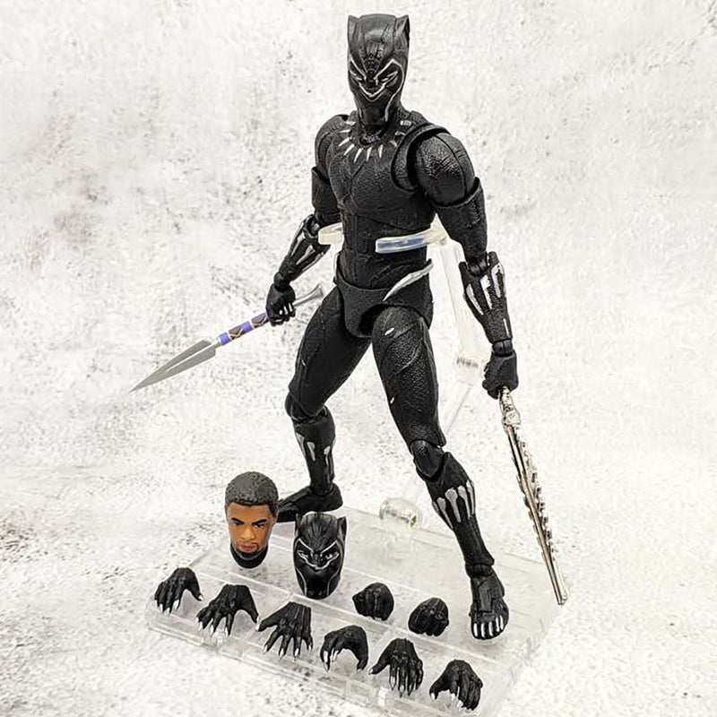 Marvel Superhero Avengers Endgame Black Panther Action Figure Model Toy