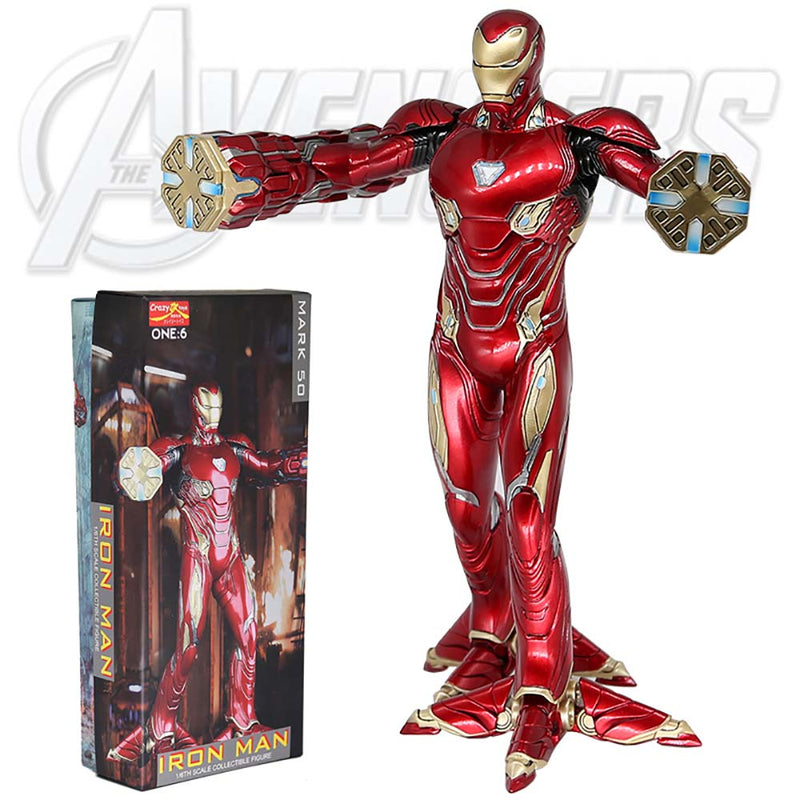 Marvel Superhero Avengers Iron Man MK50 Action Figure 30cm