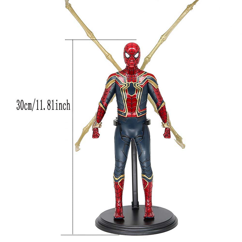 Marvel Superhero Avengers Iron Spider Man Action Figure 30cm