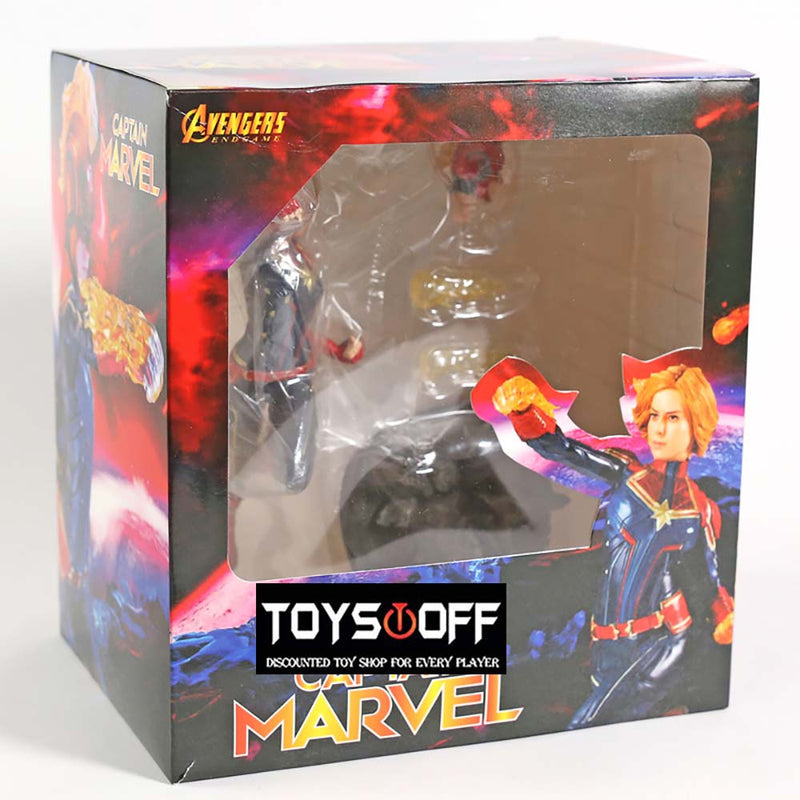 Marvel Superhero Captain Marvel Action Figure Model Toy 24cm