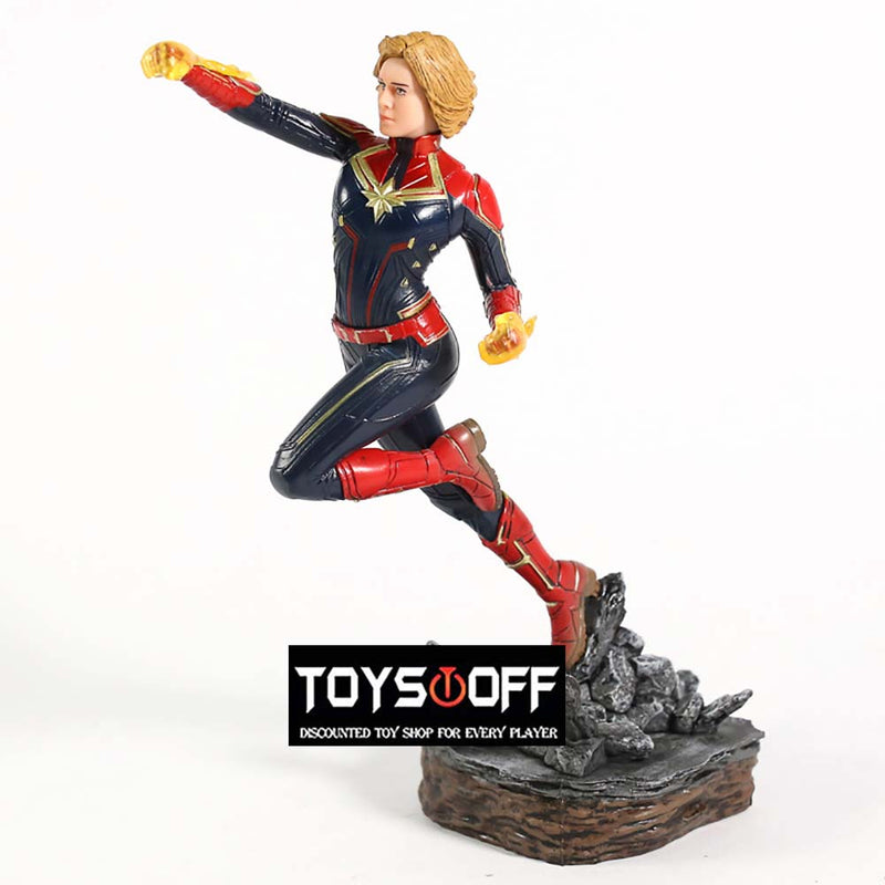 Marvel Superhero Captain Marvel Action Figure Model Toy 24cm