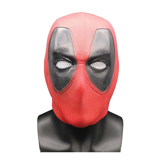 Marvel Superhero Deadpool Mask Head Helmet Wade Winston Cosplay Prop