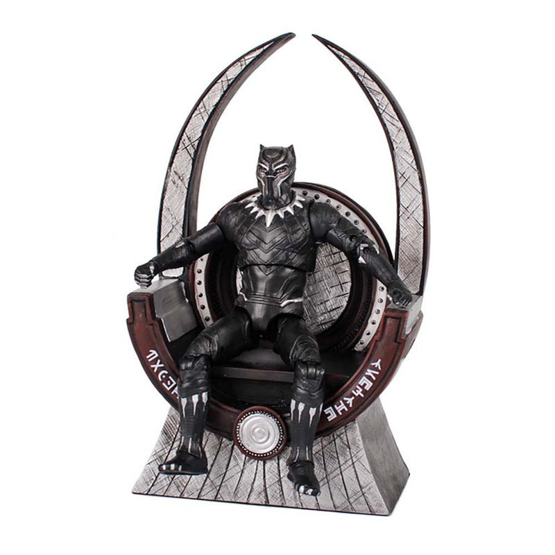Marvel The Avengers Superhero Black Panther Wakanda Throne Model Toy