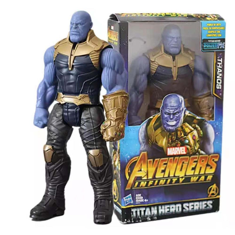 Marvel Titan Hero Series Hulk Buster Thanos Action Figure Toy 30cm