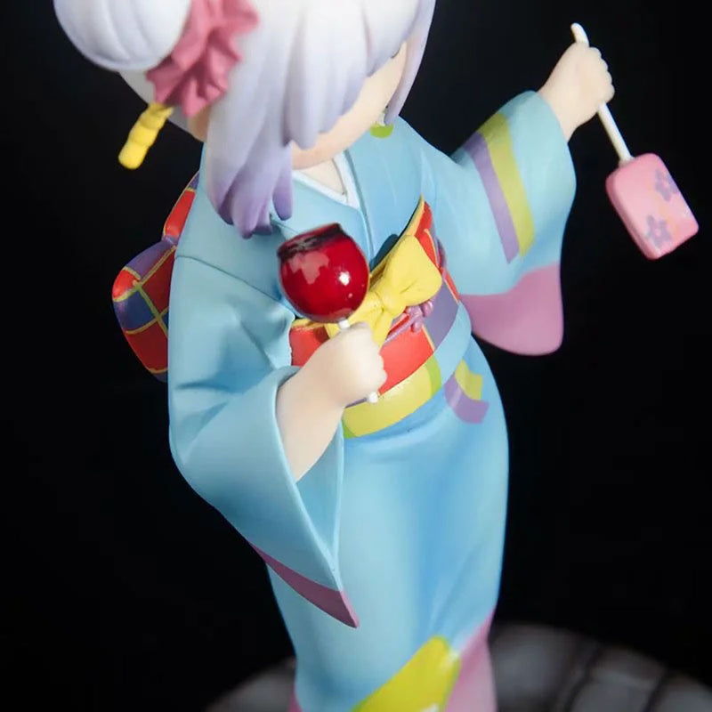 Miss Kobayashi s Dragon Maid Kanna Action Figure with LED Light 18cm