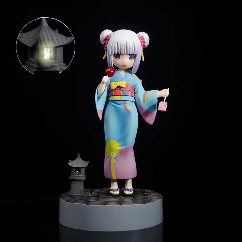 Miss Kobayashi s Dragon Maid Kanna Action Figure with LED Light 18cm