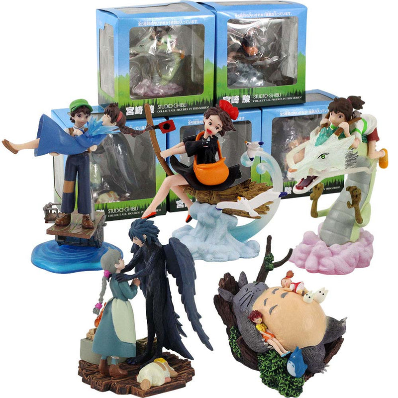 Miyazaki Hayao Classic Animation Action Figure Collectible Model Toy 5pcs