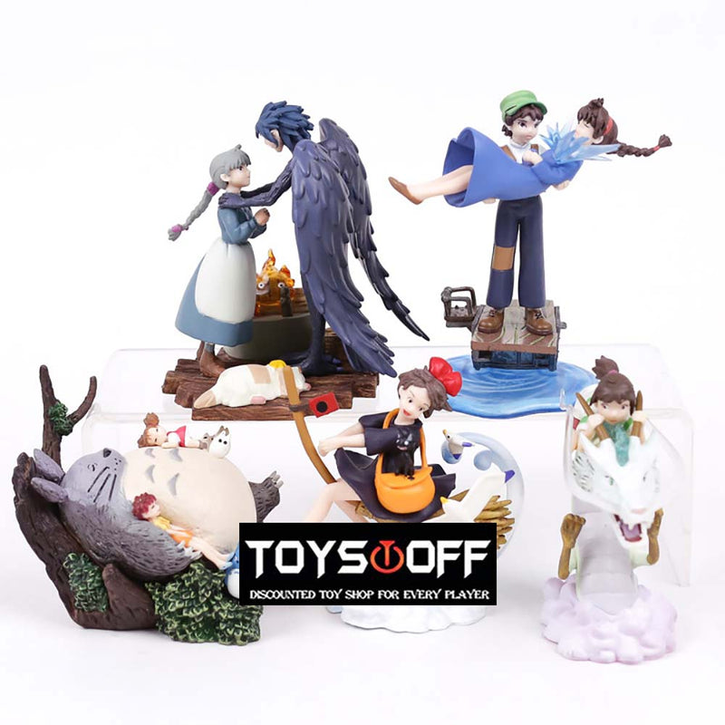 Miyazaki Hayao Classic Animation Action Figure Collectible Model Toy 5pcs