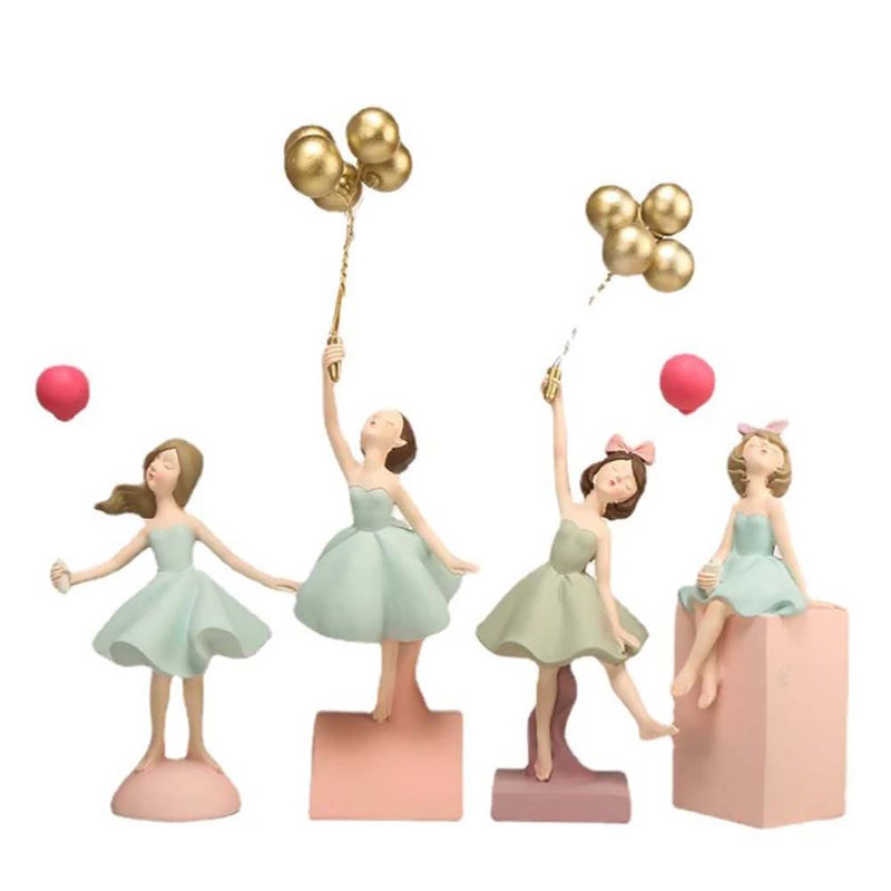 Modern Style Creative Life Ornament Balloon Girl Room Desktop Art Gift