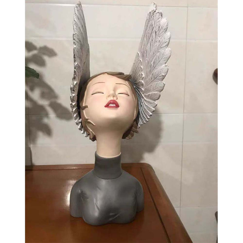 Modern Style Creative Life Ornament Little Angel Girl Room Desktop Art Gift - Toysoff.com