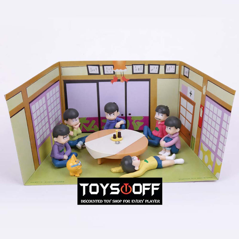 Mr Osomatsu San Karamatsu Ichimatsu Mini Action Figure Toy Set 6pcs