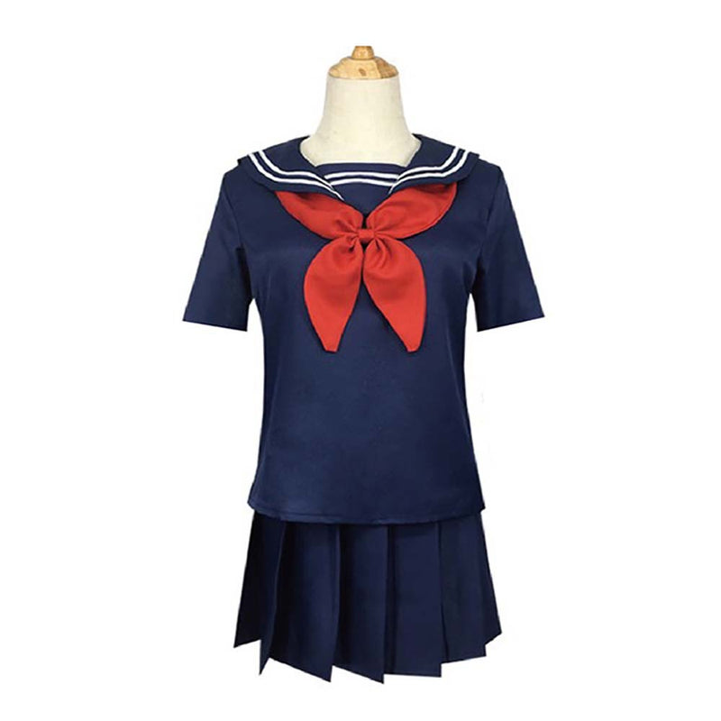 My Hero Academia Himiko Toga JK Uniform Cardigan Sailor Suit Cosplay Costume - Toysoff.com