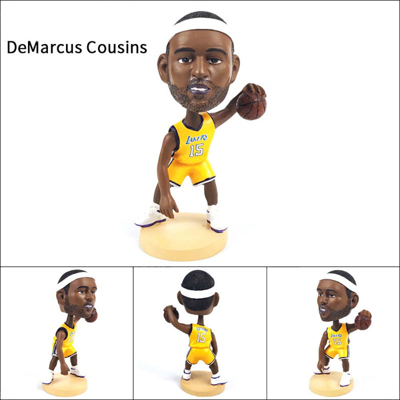 NBA Los Angeles Lakers Ball Star Action Figure Collection Model Toy 12cm