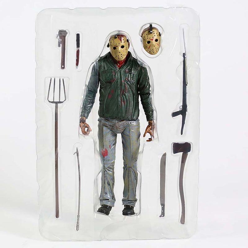 NECA 3D Friday The 13th Part 3 Jason Voorhees Action Figure 18cm