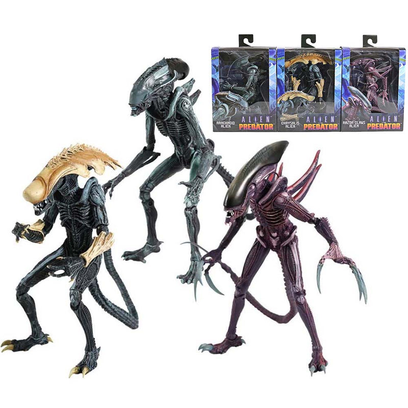 NECA Alien VS Predator Arachnoid Chrysalis Razor Claws Action Figure 18cm