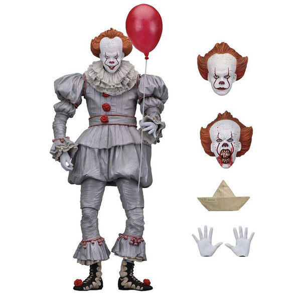NECA Stephen King S It Pennywise Joker Clown Action Figure 18cm