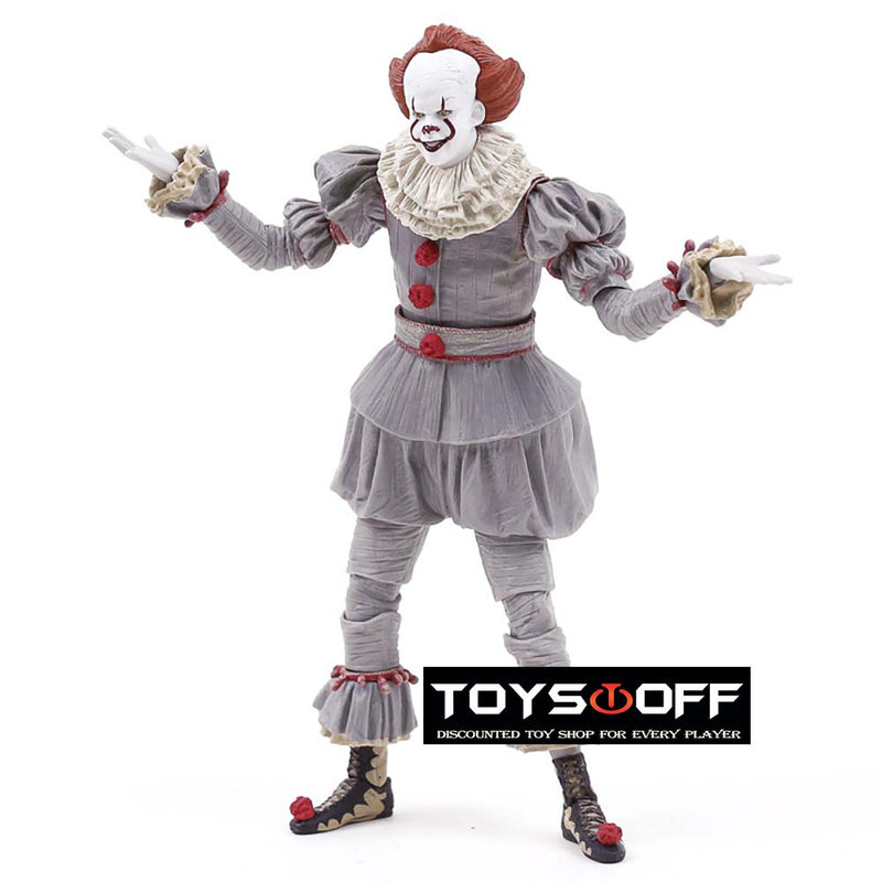 NECA Stephen King S It Pennywise Joker Clown Action Figure 18cm