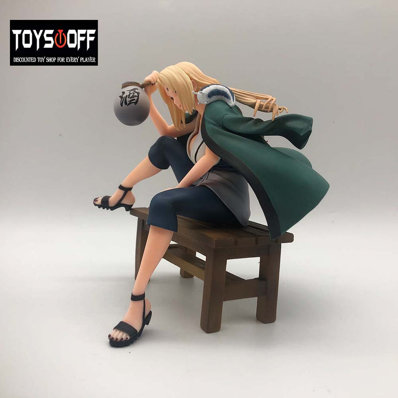 Naruto Gals Drinking Tsunade Action Figure Sexy Girl Model Toy 16cm