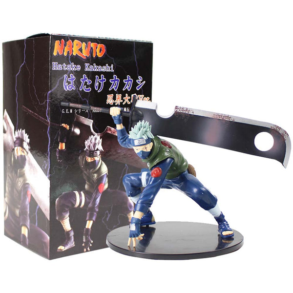 Naruto Hatake Kakashi Shinobi World War with Sword Ver Action Figure 16cm