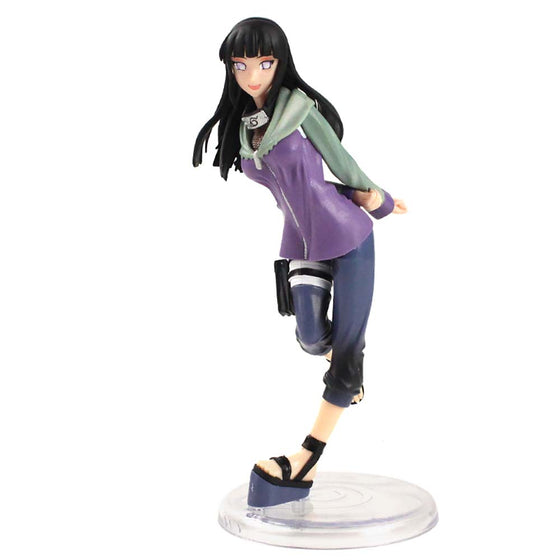 Naruto Hyuga Hinata Action Figure Collectible Model Toy 20cm