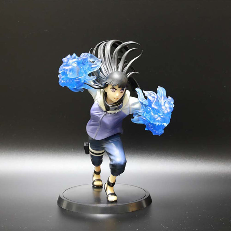 Naruto Hyuuga Hinata Fighting Ver Action Figure Girl Model Toy 17cm