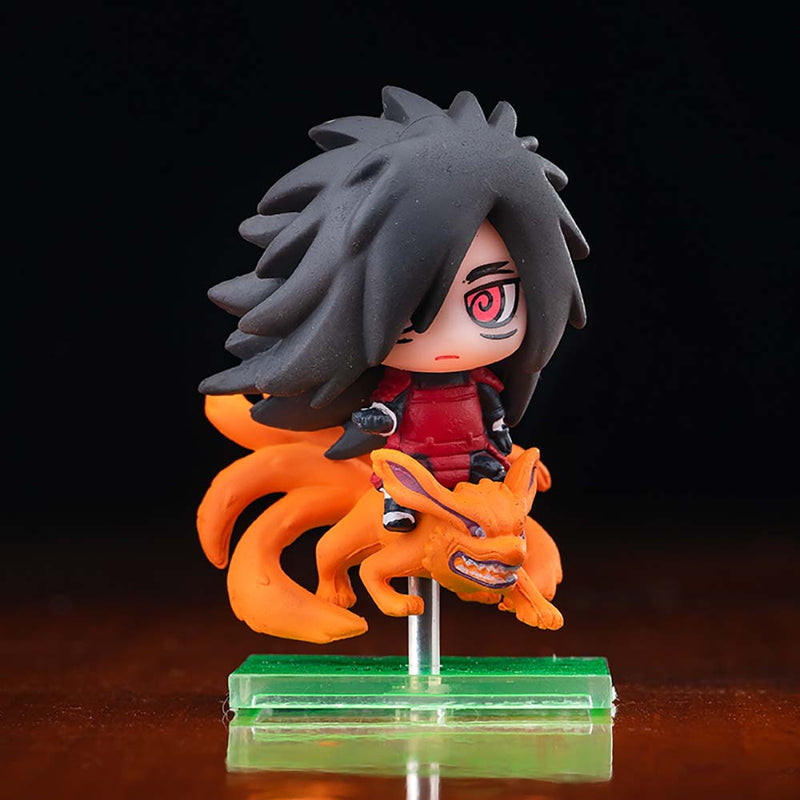Naruto Orochimaru Kakashi Sasuke Madara Hashirama Action Figure Set Toy 6cm