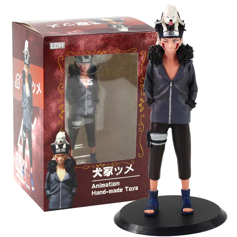Naruto Shippuden Inuzuka Kiba Action Figure Model Toy 22cm