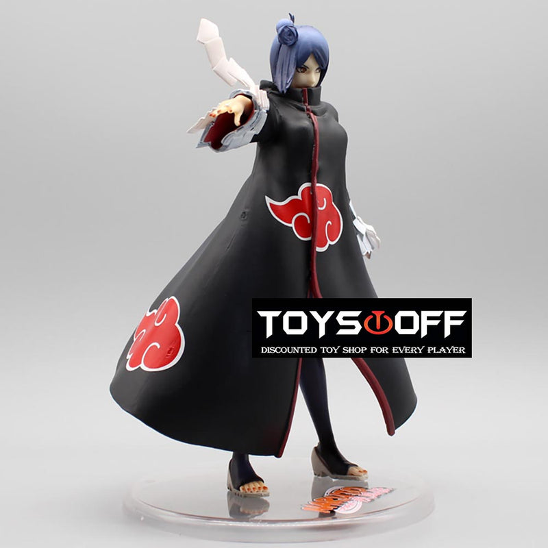 Naruto Shippuden Konan Action Figure Collectible Model Toy 22cm