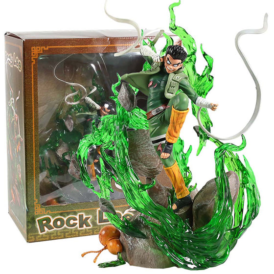 Naruto Shippuden Rock Lee Action Figure Collectible Model Toy 32cm