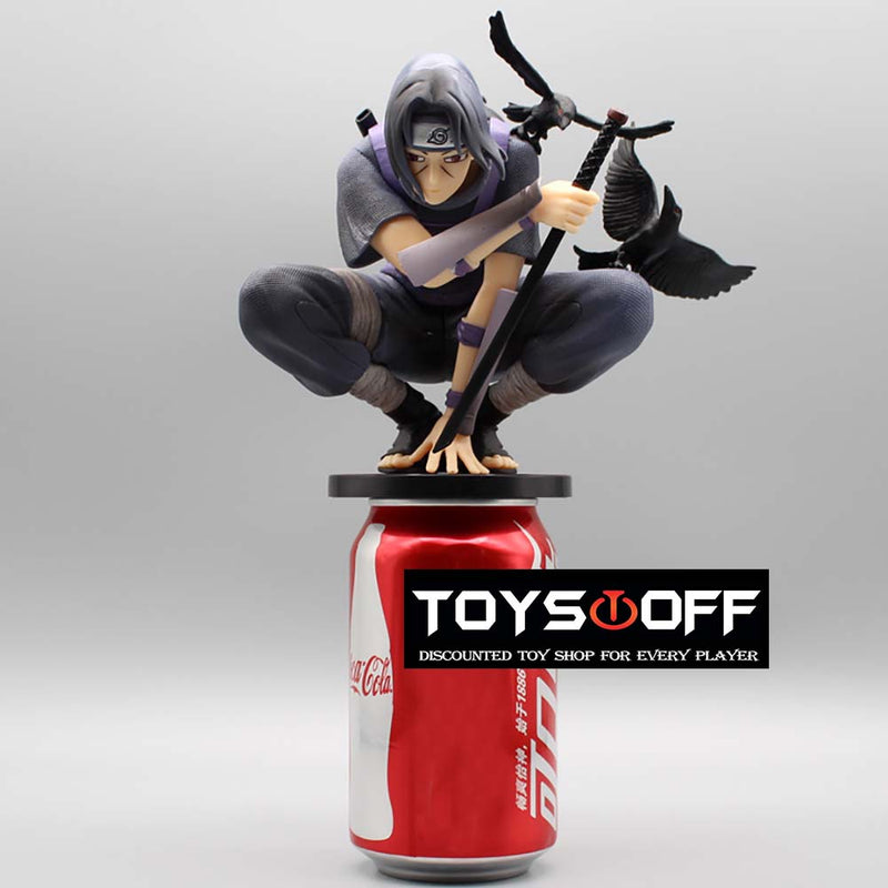 Naruto Shippuden Squatting Uchiha Itachi Action Figure Collectible Model Toy 14cm
