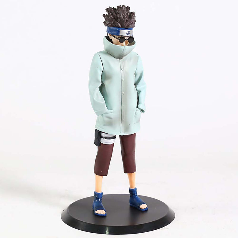 Naruto Shippuden Standing Ver Aburame Shino Action Figure Model Toy 22cm