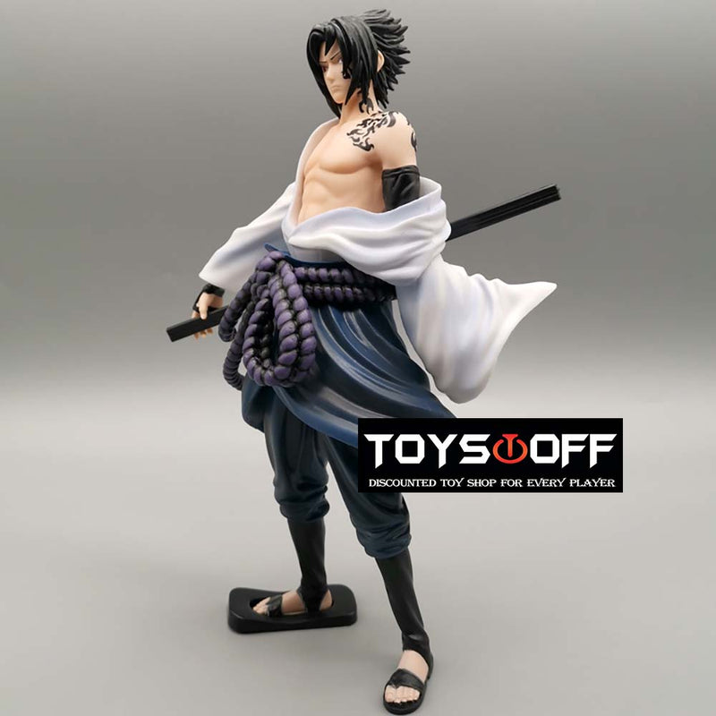Naruto Uchiha Sasuke with Curse Action Figure Model Toy 24cm