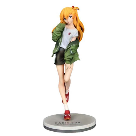 Neon Genesis Evangelion Ayanami Rei Action Figure Model Toy 25cm