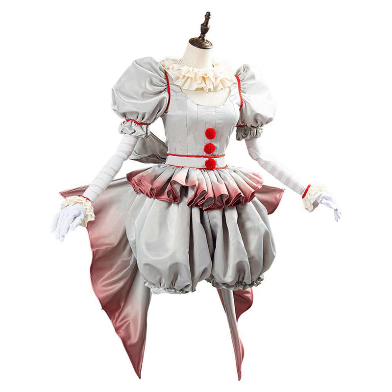 New Pennywise Cosplay Costume Halloween The Clown Fancy Dress Outfit