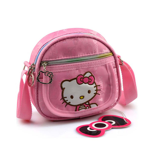 New Cartoon Style Hello Kitty  Girls Students Shopping Shoulder Bag Pink - Toysoff.com