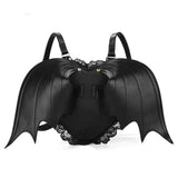 Newest Bat Wing Women Punk  Bags Cute Little Devil Angel Wings Backpack - Toysoff.com