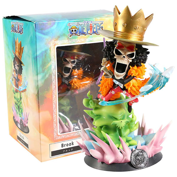 One Piece Brook Action Figure Collectible Model Toy 25cm