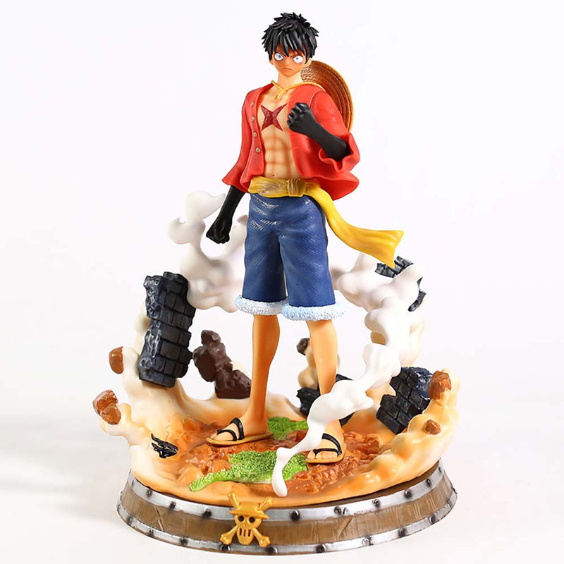 One Piece Busoshoku Haki Monkey D Luffy Action Figure Toy 25cm