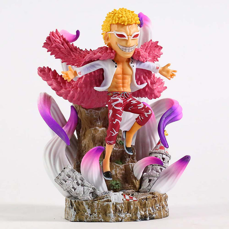 One Piece Donquixote Doflamingo Action Figure Model Toy 14cm