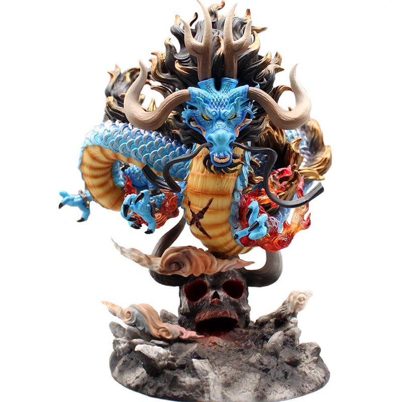 One Piece Drake Kaido Action Figure Model Toy with Light 21cm